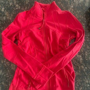 Lululemon Red Define Jacket Size 6